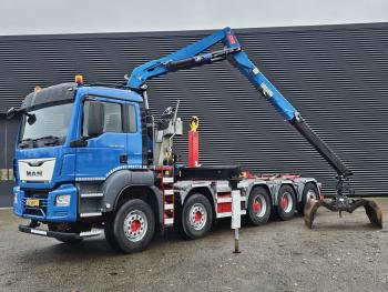 TGS 47.440 BBL / 10X4 HOOKLIFT + Z CRANE